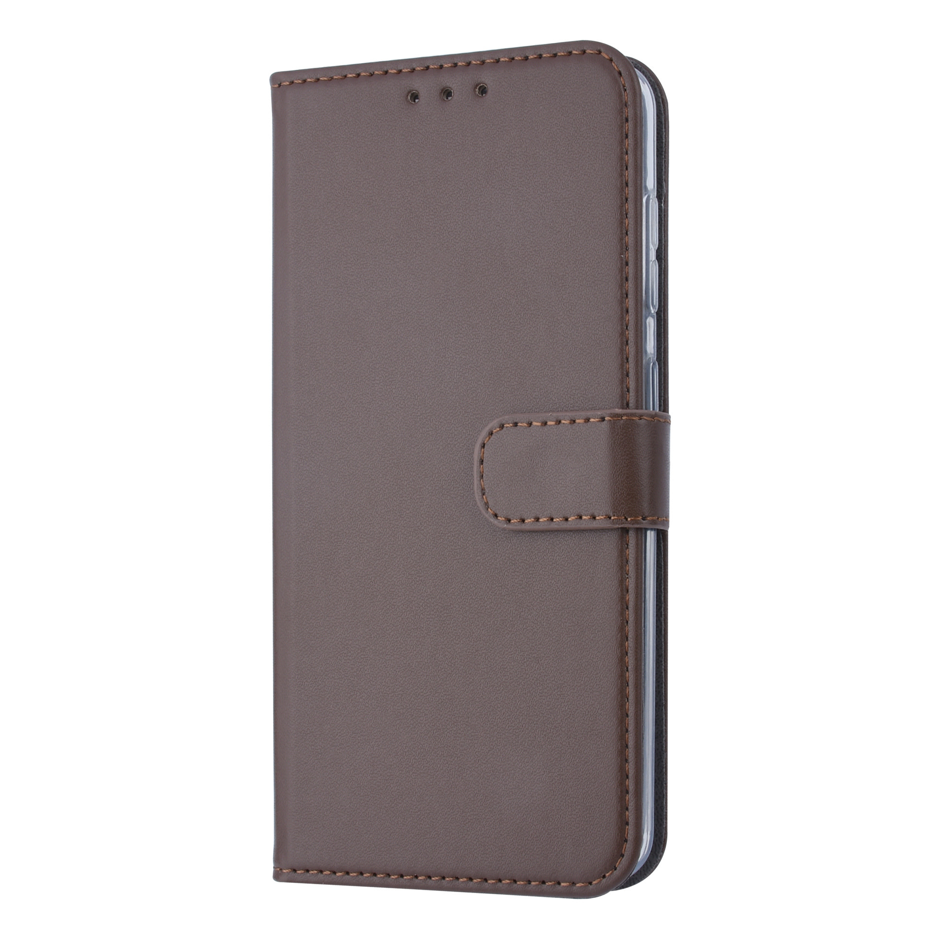 Bruin hoesje Samsung Galaxy M40 - Book Case - Pasjeshouder - Magneetsluiting (M405F), foto 3 van 6