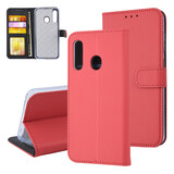 Samsung Galaxy M40 Card holder Red Book type case for Galaxy M40 Magnetic closure