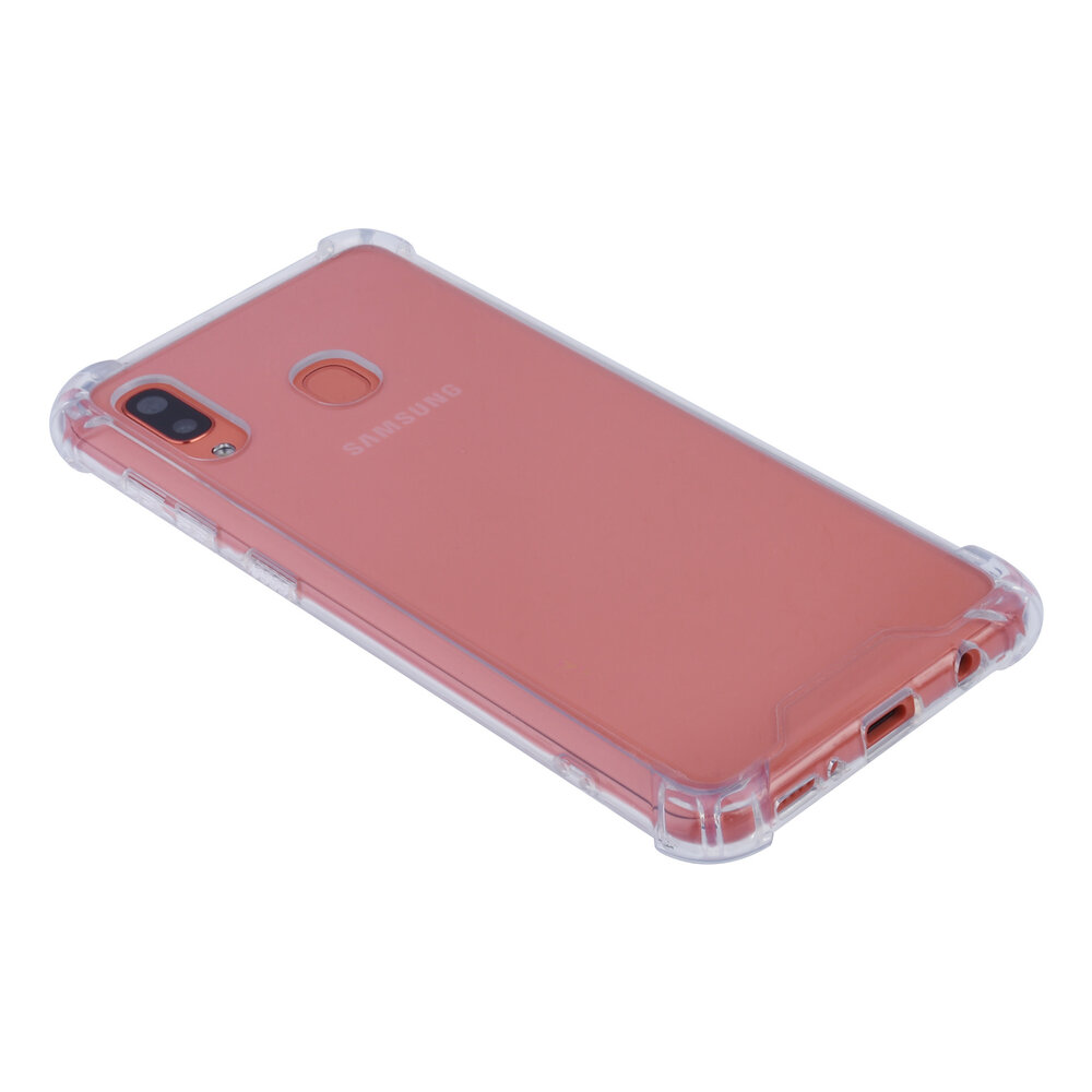 Samsung Galaxy A20 Stoßfest Transparent Back-Cover hul -Bildschirmschutz - TPU Samsung Galaxy A20 Stoßfest Transparent Back-Cover hul -Bildschirmschutz - TPU