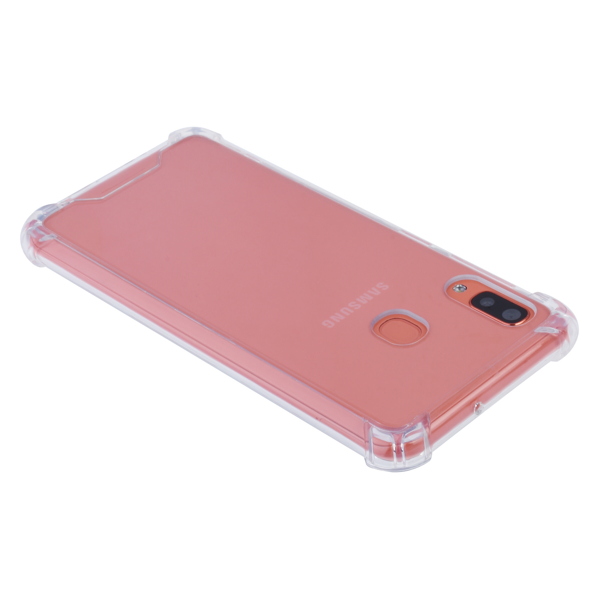 Samsung Galaxy A20 Shockproof Transparant Backcover hoesje - Schermbescherming - TPU, foto 3 van 3
