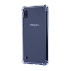 Samsung Galaxy A10 Stoßfest Transparent Back-Cover hul -Bildschirmschutz - TPU