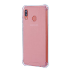 Samsung Galaxy A20 Shockproof Transparent Back cover case for Galaxy A20 Screen protection