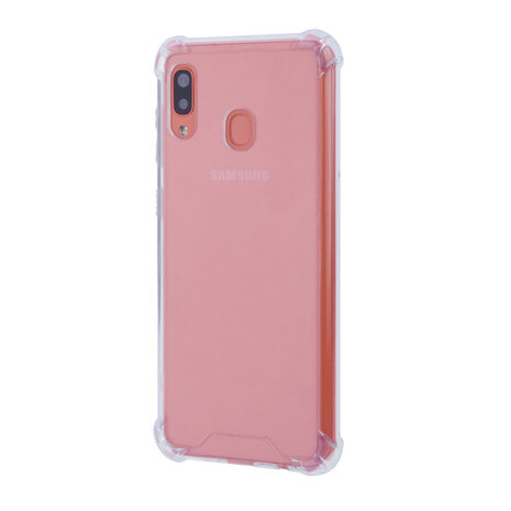 Samsung Galaxy A20 Stoßfest Transparent Back-Cover hul -Bildschirmschutz - TPU Samsung Galaxy A20 Stoßfest Transparent Back-Cover hul -Bildschirmschutz - TPU