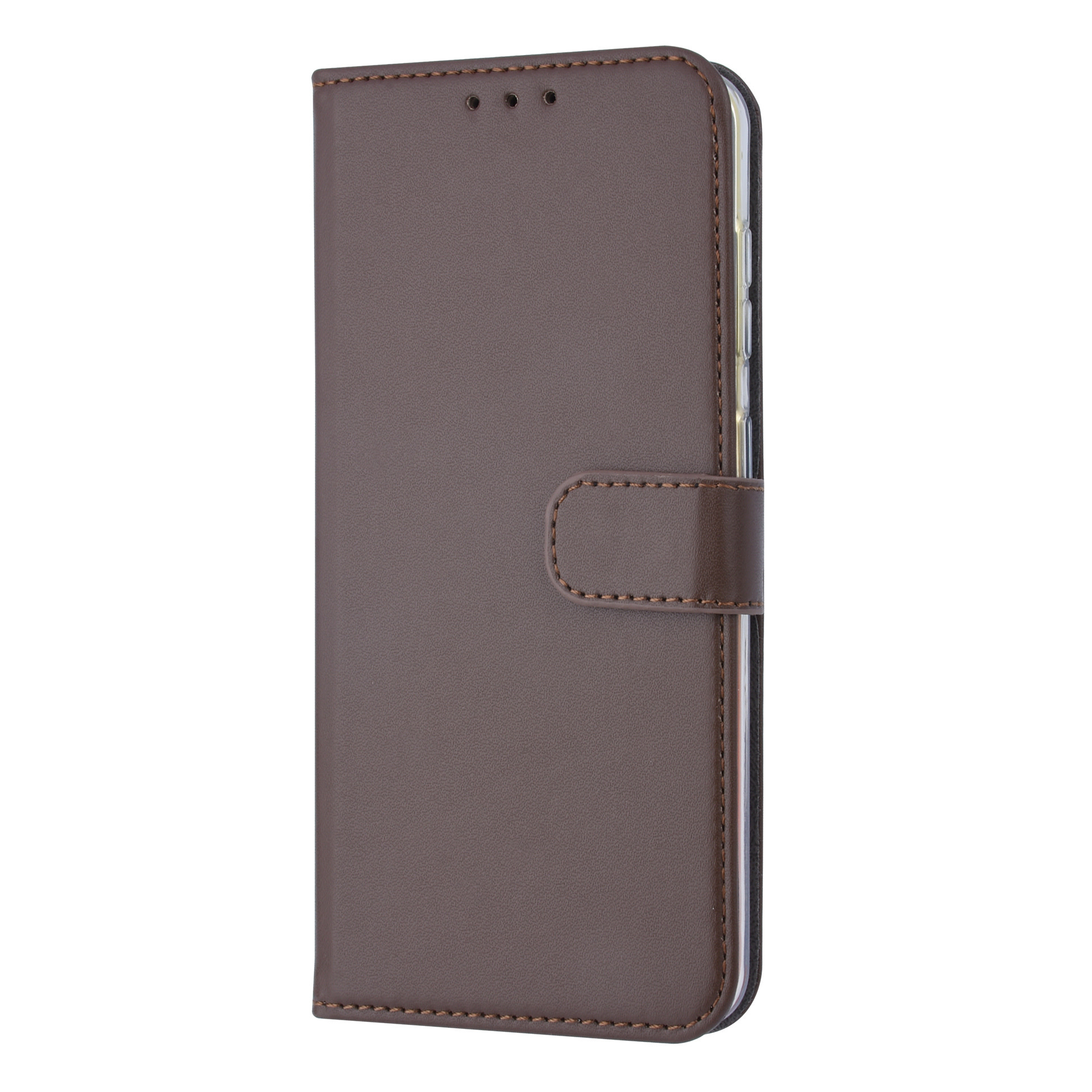 Bruin hoesje Samsung Galaxy A60 - Book Case - Pasjeshouder - Magneetsluiting (A606F), foto 5 van 6