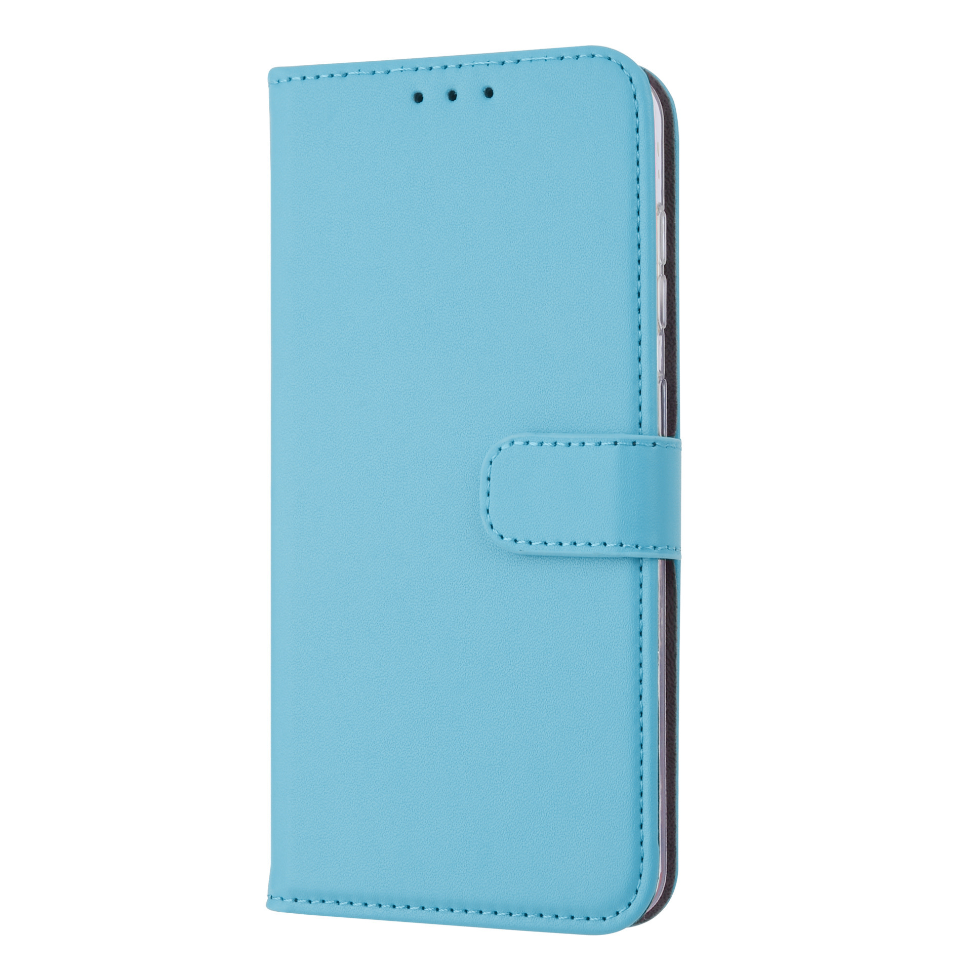 LichtBlauw hoesje Samsung Galaxy A60 - Book Case - Pasjeshouder - Magneetsluiting (A606F), foto 3 van 6
