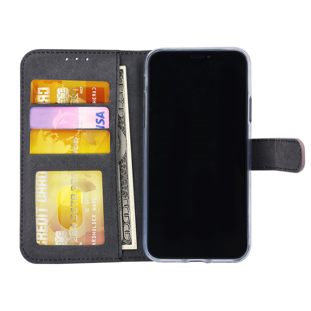 Apple iPhone X/Xs Kartenhalter Rose Gold Book-Case hul -Magnetverschluss - Kunstleer; TPU Apple iPhone X/Xs Kartenhalter Rose Gold Book-Case hul -Magnetverschluss - Kunstleer; TPU