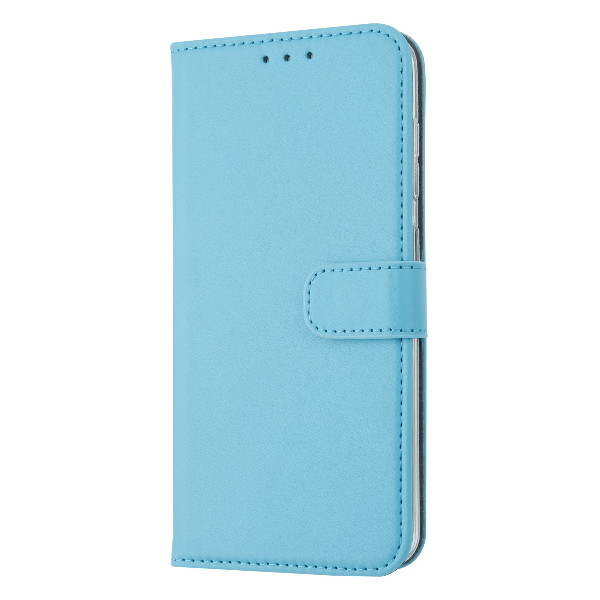 LichtBlauw hoesje Samsung Galaxy M40 - Book Case - Pasjeshouder - Magneetsluiting (M405F), foto 3 van 6