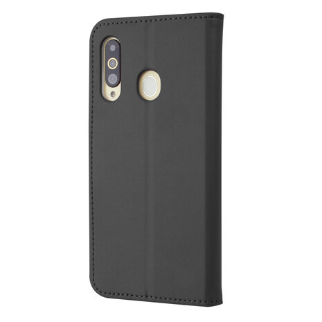 Samsung Galaxy A60 Card holder Black Book type case for Galaxy A60 Magnetic closure Samsung Galaxy A60 Card holder Black Book type case for Galaxy A60 Magnetic closure