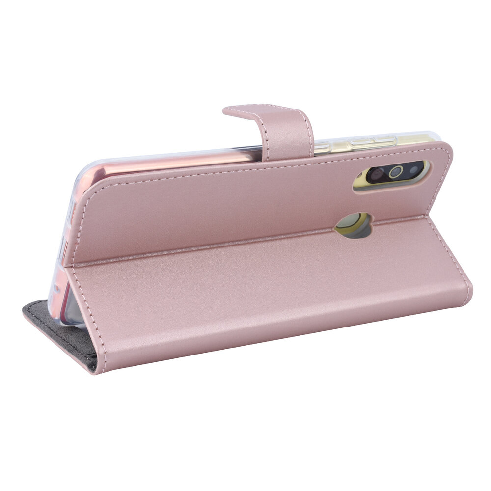 Samsung Galaxy A60 Kartenhalter Rose Gold Book-Case hul -Magnetverschluss - Kunstleer; TPU Samsung Galaxy A60 Kartenhalter Rose Gold Book-Case hul -Magnetverschluss - Kunstleer; TPU