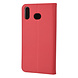 Samsung Galaxy A6s Titulaire de la carte Rouge Book type housse - Fermeture magnétique Samsung Galaxy A6s Titulaire de la carte Rouge Book type housse - Fermeture magnétique
