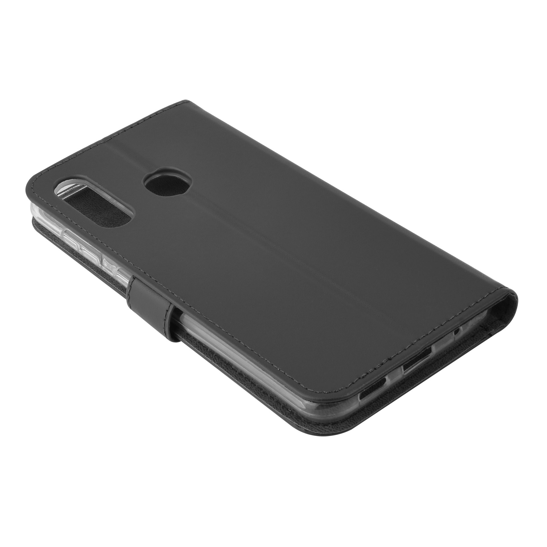 Zwart hoesje Samsung Galaxy M40 - Book Case - Pasjeshouder - Magneetsluiting (M405F), foto 6 van 6