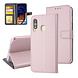 Rose Gold hoesje Samsung Galaxy A60 - Book Case - Pasjeshouder - Magneetsluiting (A606F) Rose Gold hoesje Samsung Galaxy A60 - Book Case - Pasjeshouder - Magneetsluiting (A606F)