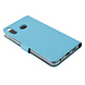 Samsung Galaxy A6s Titulaire de la carte L Bleu Book type housse - Fermeture magnétique Samsung Galaxy A6s Titulaire de la carte L Bleu Book type housse - Fermeture magnétique
