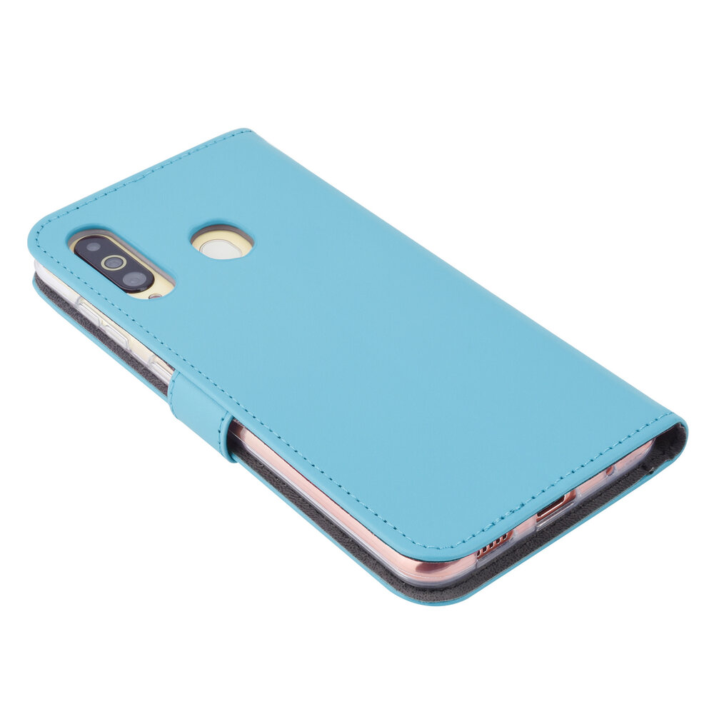 Samsung Galaxy A60 Kartenhalter Hell Blau Book-Case hul -Magnetverschluss - Kunstleer; TPU Samsung Galaxy A60 Kartenhalter Hell Blau Book-Case hul -Magnetverschluss - Kunstleer; TPU