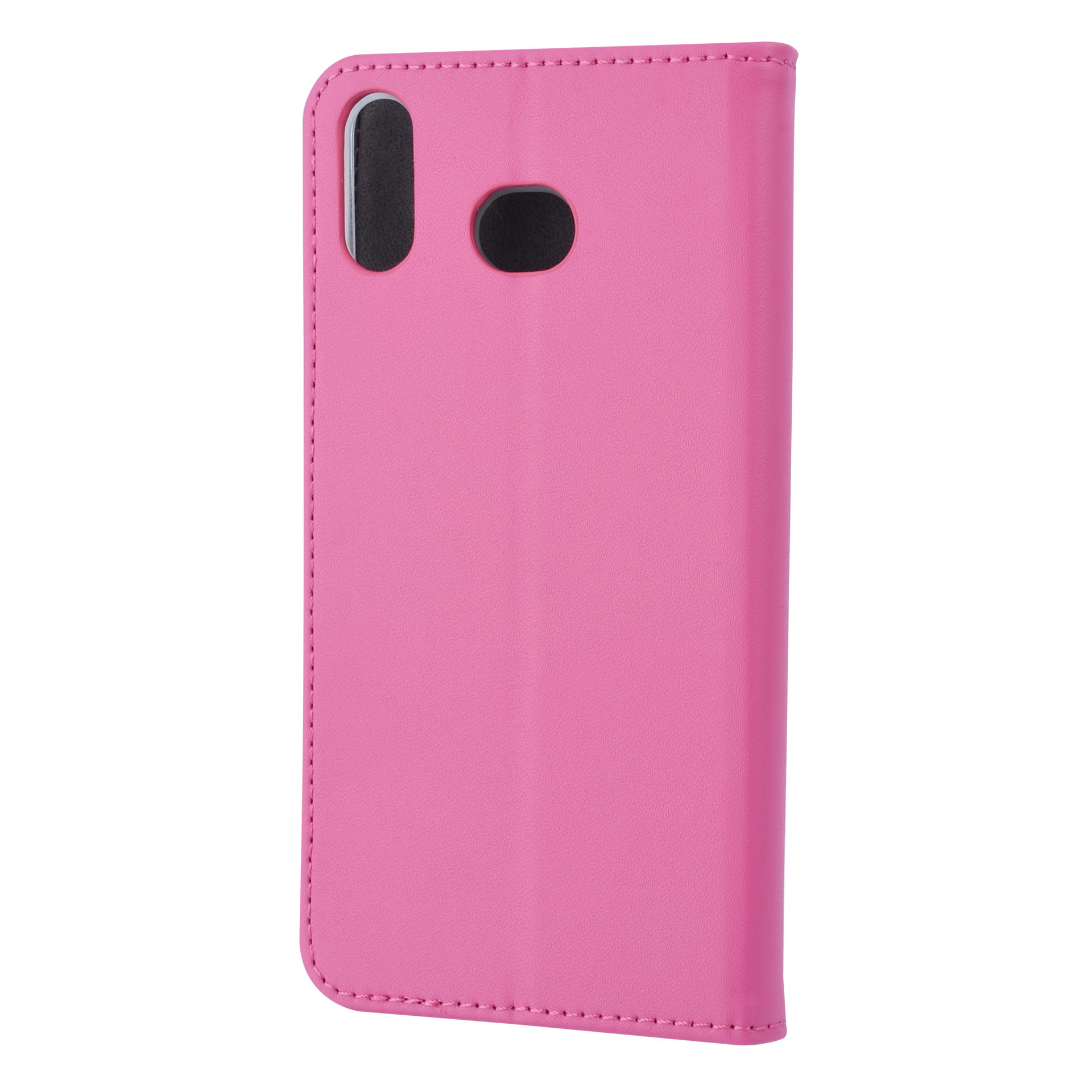 Felroze hoesje Samsung Galaxy A6s - Book Case - Pasjeshouder - Magneetsluiting, foto 5 van 6