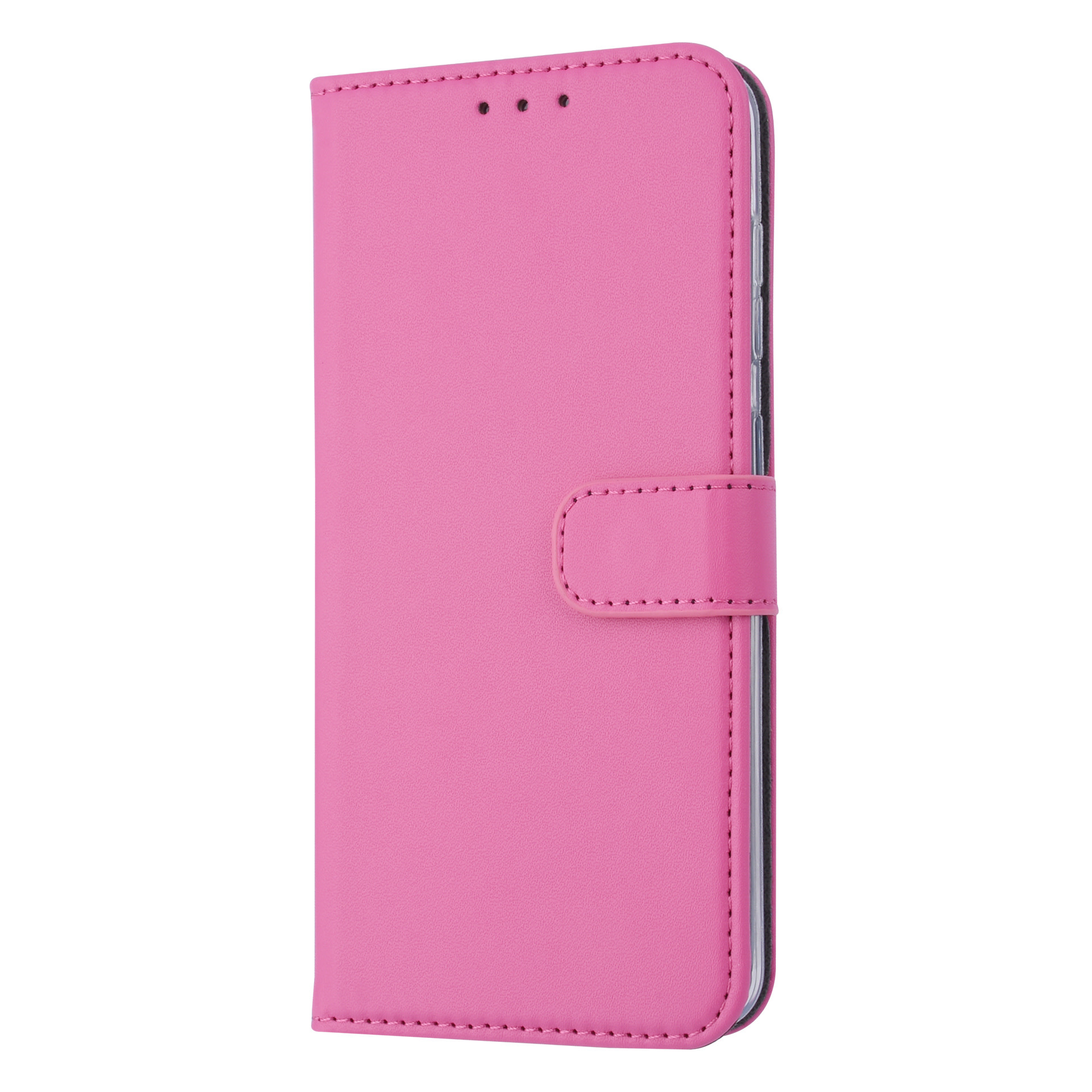Felroze hoesje Samsung Galaxy M40 - Book Case - Pasjeshouder - Magneetsluiting (M405F), foto 3 van 6