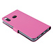 Samsung Galaxy A6s Titulaire de la carte Hot Rose Book type housse - Fermeture magnétique Samsung Galaxy A6s Titulaire de la carte Hot Rose Book type housse - Fermeture magnétique