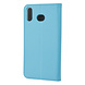 Samsung Galaxy A6s Titulaire de la carte L Bleu Book type housse - Fermeture magnétique Samsung Galaxy A6s Titulaire de la carte L Bleu Book type housse - Fermeture magnétique