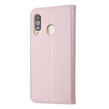 Samsung Galaxy A60 Kartenhalter Rose Gold Book-Case hul -Magnetverschluss - Kunstleer; TPU Samsung Galaxy A60 Kartenhalter Rose Gold Book-Case hul -Magnetverschluss - Kunstleer; TPU