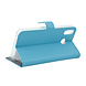 Samsung Galaxy A6s Titulaire de la carte L Bleu Book type housse - Fermeture magnétique Samsung Galaxy A6s Titulaire de la carte L Bleu Book type housse - Fermeture magnétique