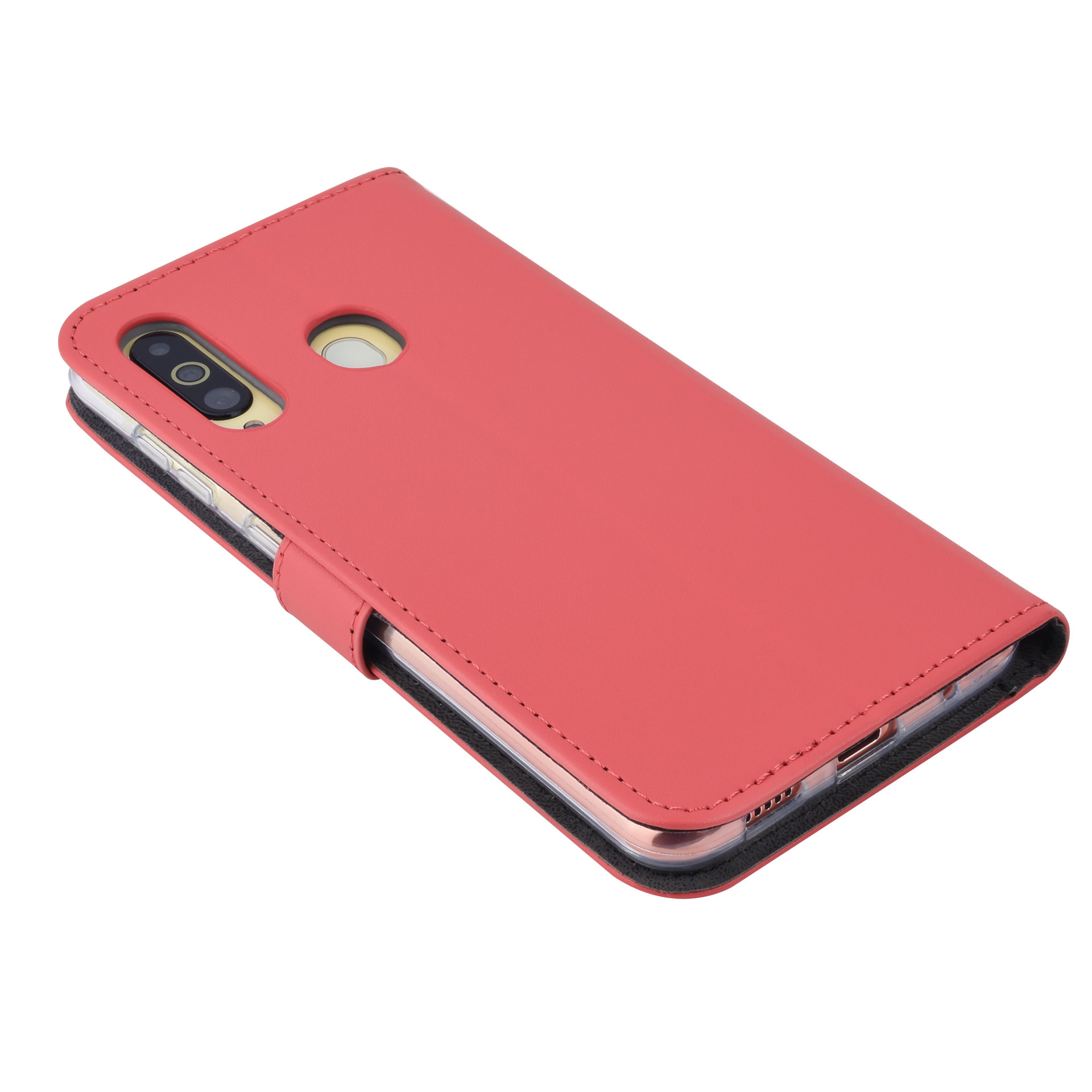 Rood hoesje Samsung Galaxy A60 - Book Case - Pasjeshouder - Magneetsluiting (A606F), foto 5 van 6