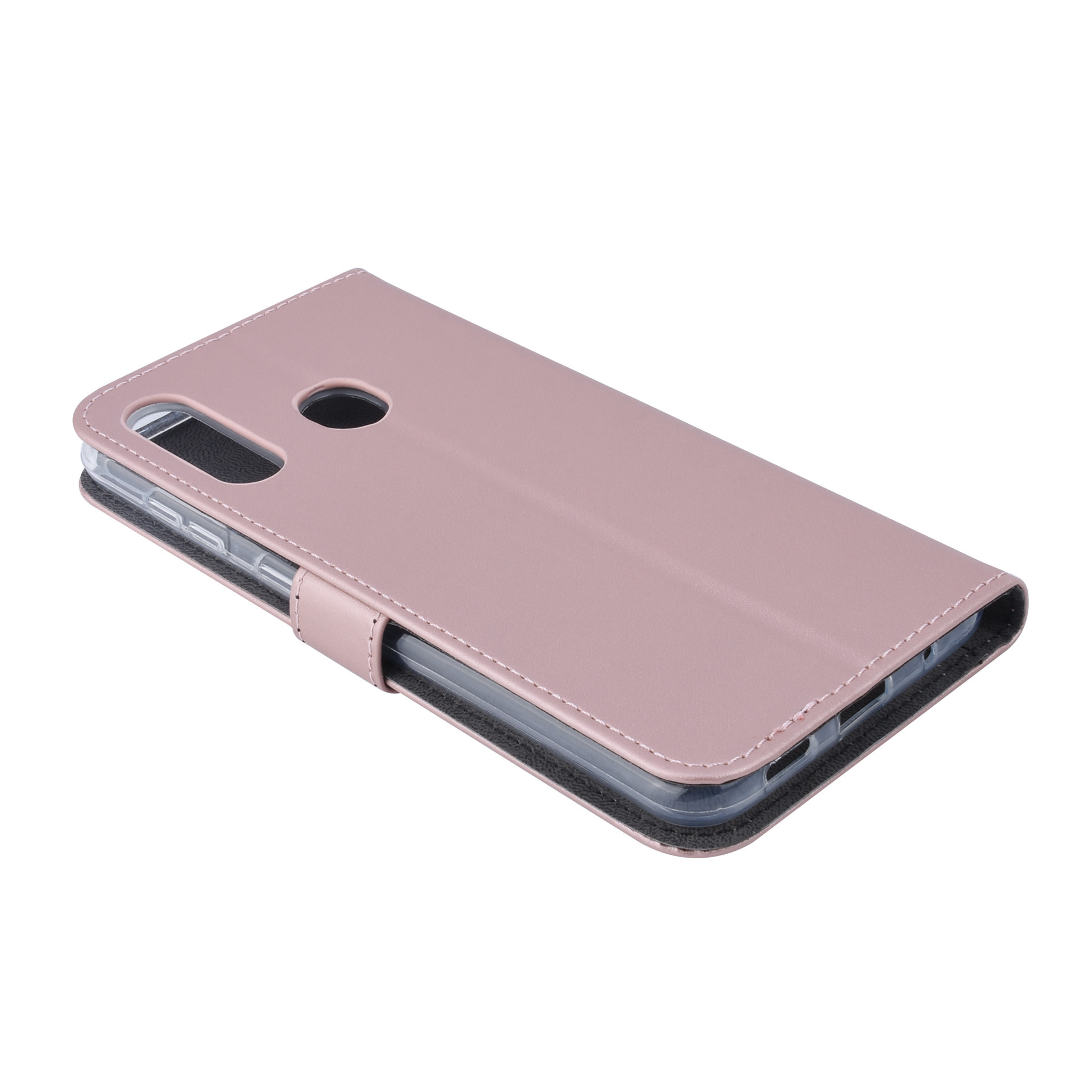 Rose Gold hoesje Samsung Galaxy M40 - Book Case - Pasjeshouder - Magneetsluiting (M405F), foto 6 van 6