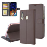 Samsung Galaxy A60 Titulaire de la carte Marron Book type housse - Fermeture magnétique Samsung Galaxy A60 Titulaire de la carte Marron Book type housse - Fermeture magnétique