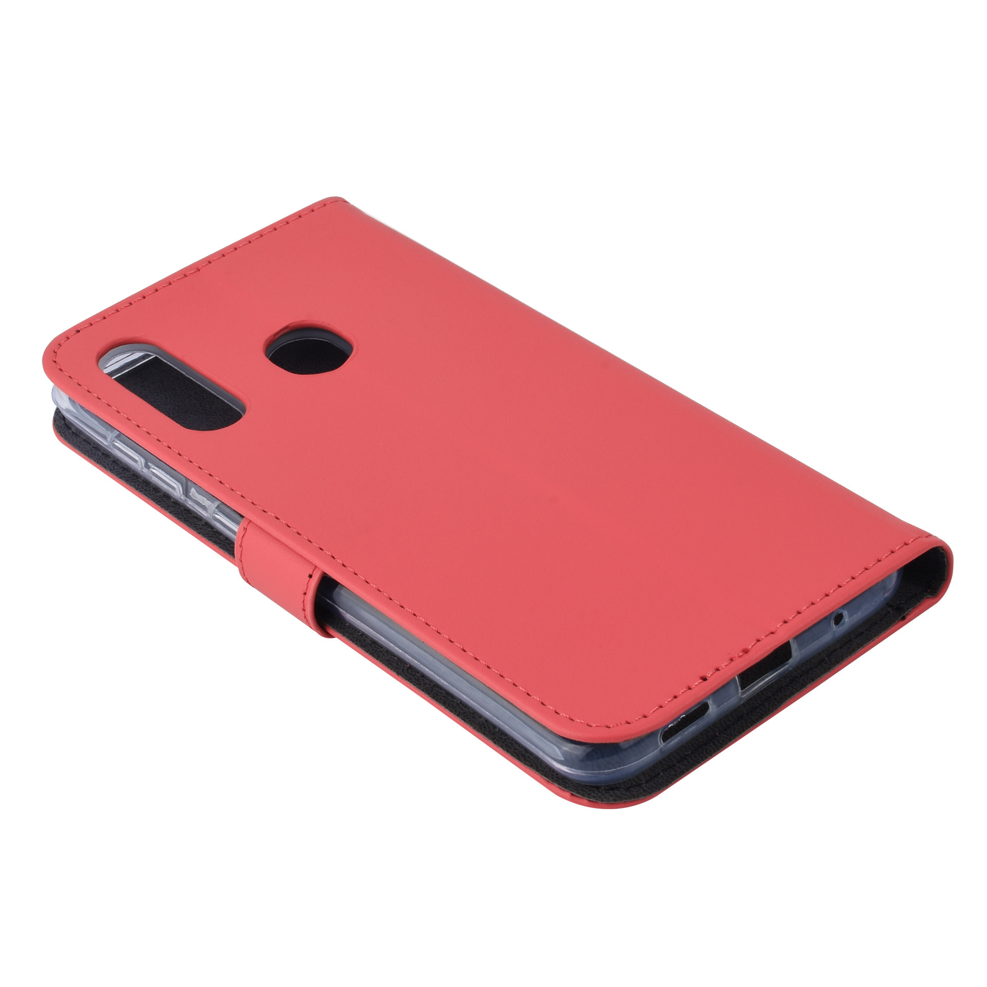 Rood hoesje Samsung Galaxy M40 - Book Case - Pasjeshouder - Magneetsluiting (M405F), foto 6 van 6