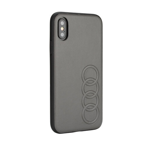 Audi Audi back cover coque Apple iPhone Xs Max TT Serie Noir - Sythetic leather