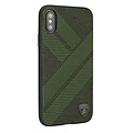 Lamborghini Lamborghini backcover hoesje Structure Apple iPhone Xs Max Groen - Silicone - TPU