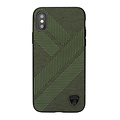 Lamborghini Lamborghini backcover hoesje Structure Apple iPhone Xs Max Groen - Silicone - TPU