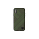 Lamborghini Lamborghini Back-Cover hul Apple iPhone Xs Max Structure Grün -Silicone - TPU Lamborghini Lamborghini Back-Cover hul Apple iPhone Xs Max Structure Grün -Silicone - TPU