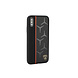 Lamborghini Lamborghini Back-Cover hul Apple iPhone Xs Max Alcantara Orange -Genuine Leather - Echt leer Lamborghini Lamborghini Back-Cover hul Apple iPhone Xs Max Alcantara Orange -Genuine Leather - Echt leer