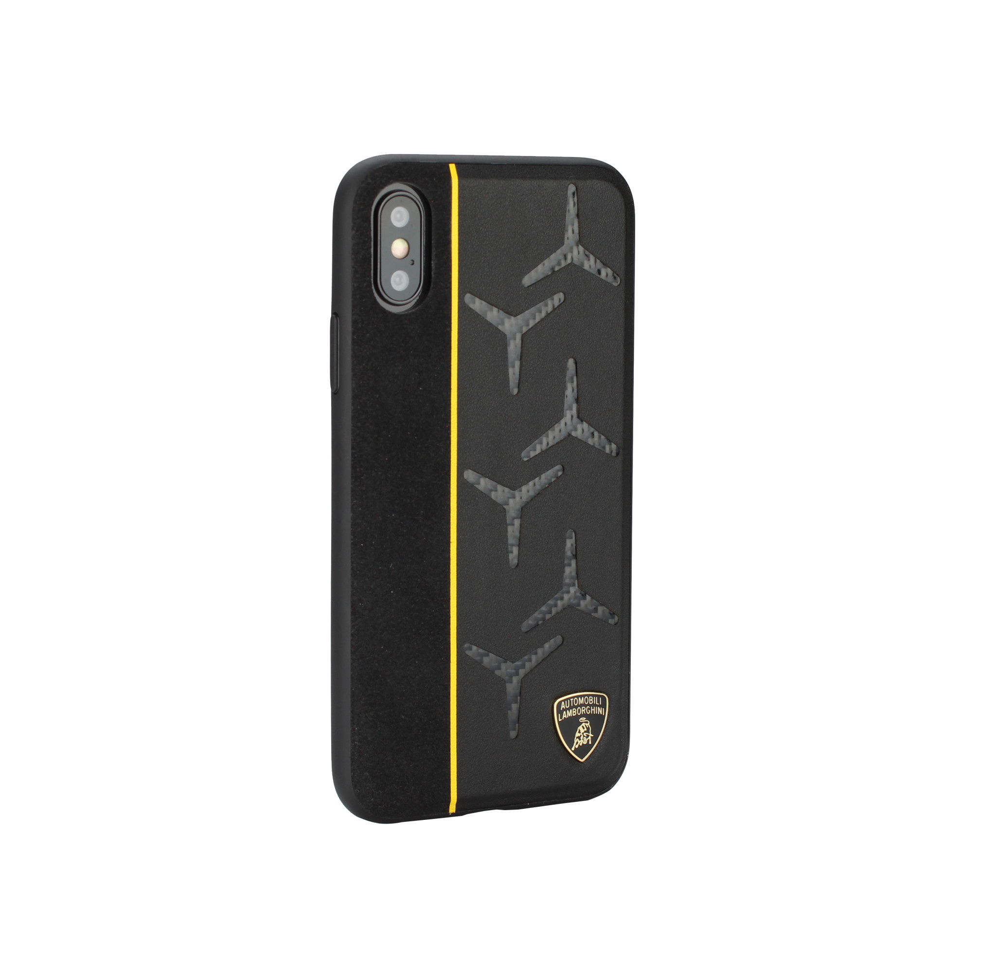 Lamborghini Lamborghini backcover hoesje Alcantara Samsung Galaxy S10+ - Genuine Leather - Echt leer, foto 2 van 2