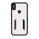 Lamborghini Lamborghini Back-Cover hul Apple iPhone X-Xs D6 Serie Weiß -Genuine Leather - Echt leer Lamborghini Lamborghini Back-Cover hul Apple iPhone X-Xs D6 Serie Weiß -Genuine Leather - Echt leer