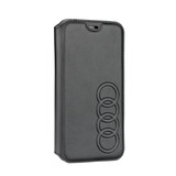 Audi Audi booktype hoesje TT Serie Apple iPhone XR Zwart - Sythetic leather - Kunstleer Audi Audi booktype hoesje TT Serie Apple iPhone XR Zwart - Sythetic leather - Kunstleer
