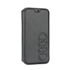 Audi booktype coque Apple iPhone XR TT Serie Noir - Sythetic leather