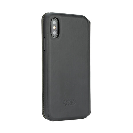 Audi Audi booktype coque Apple iPhone XR TT Serie Noir - Sythetic leather Audi Audi booktype coque Apple iPhone XR TT Serie Noir - Sythetic leather