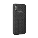 Audi Audi back cover coque Apple iPhone Xs Max A6 Serie Noir - Sythetic leather Audi Audi back cover coque Apple iPhone Xs Max A6 Serie Noir - Sythetic leather