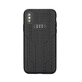 Audi Audi back cover case Apple iPhone Xs Max A6 Serie Black - Sythetic leather