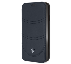 Maserati book type case Apple iPhone XS Max Granslusso Navy - Book Case Maserati book type case Apple iPhone XS Max Granslusso Navy - Book Case