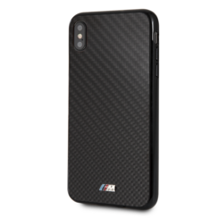 BMW Back-Cover hul Apple iPhone XS Max Carbon Inspiration Schwarz -Hard Case - TPU