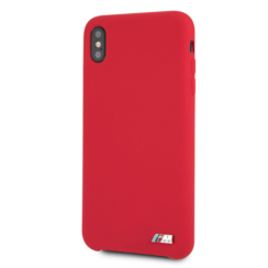 BMW backcover hoesje Logo M Apple iPhone XS Max Rood - Hard Case - TPU
