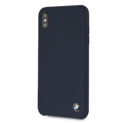 BMW backcover hoesje Silicone Apple iPhone XS Max Navy - Hard Case - TPU