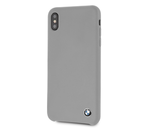 BMW BMW backcover hoesje Silicone Apple iPhone XS Max Grijs - Hard Case - TPU