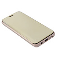 Samsung Galaxy S9 Kartenhalter Gold Book-Case hul -Magnetverschluss - Kunststof;TPU