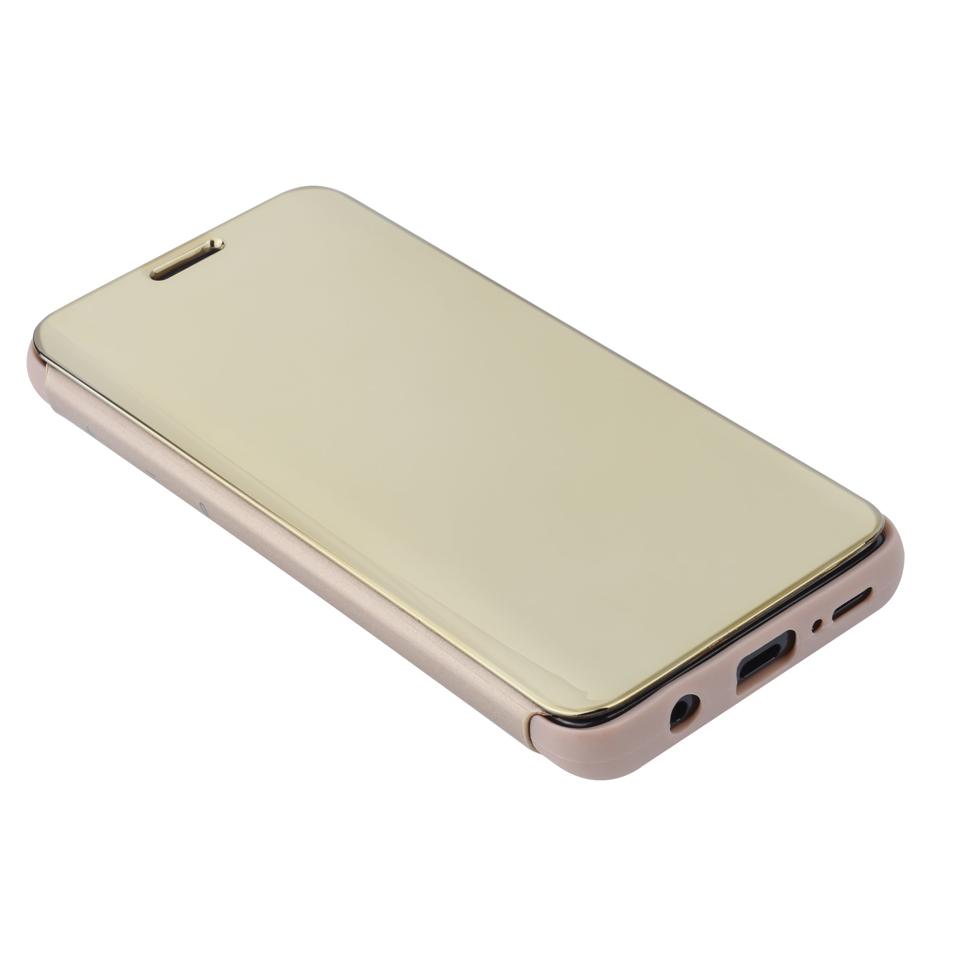 Goud hoesje Samsung Galaxy S9 Book Case - Pasjeshouder - Magneetsluiting (G960), foto 4 van 5