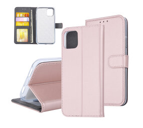 Book type housse Apple iPhone 11 Pro Max Titulaire de la carte Rose Or - Fermeture magnétique Book type housse Apple iPhone 11 Pro Max Titulaire de la carte Rose Or - Fermeture magnétique