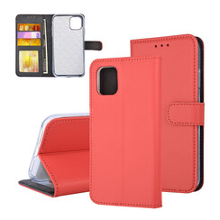 Book-Case hul Apple iPhone 11 Pro Max Kartenhalter Rot -Magnetverschluss - Kunstleer; TPU