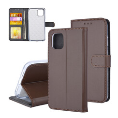 Bruin hoesje iPhone 11 Pro Max - Book Case - Pasjeshouder - Magneetsluiting